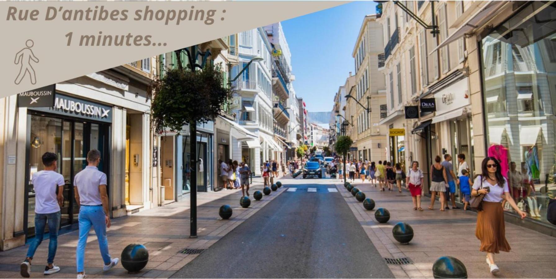 F3 Notre-Dame , Hypercentre A 2 Minute Du Palais Des Congres Leilighet Cannes Eksteriør bilde