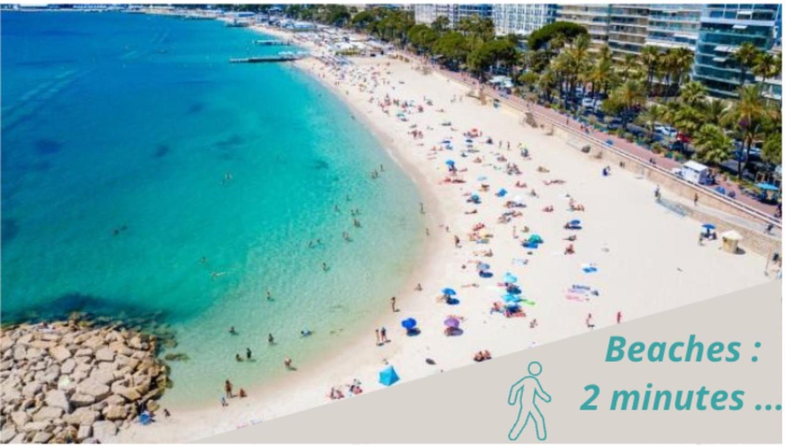 F3 Notre-Dame , Hypercentre A 2 Minute Du Palais Des Congres Leilighet Cannes Eksteriør bilde