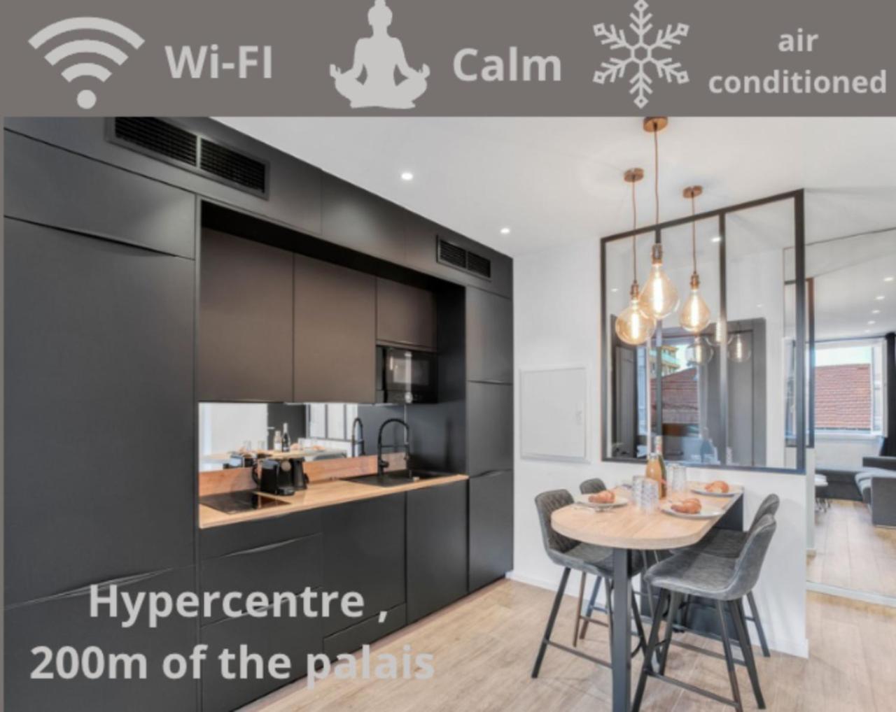 F3 Notre-Dame , Hypercentre A 2 Minute Du Palais Des Congres Leilighet Cannes Eksteriør bilde